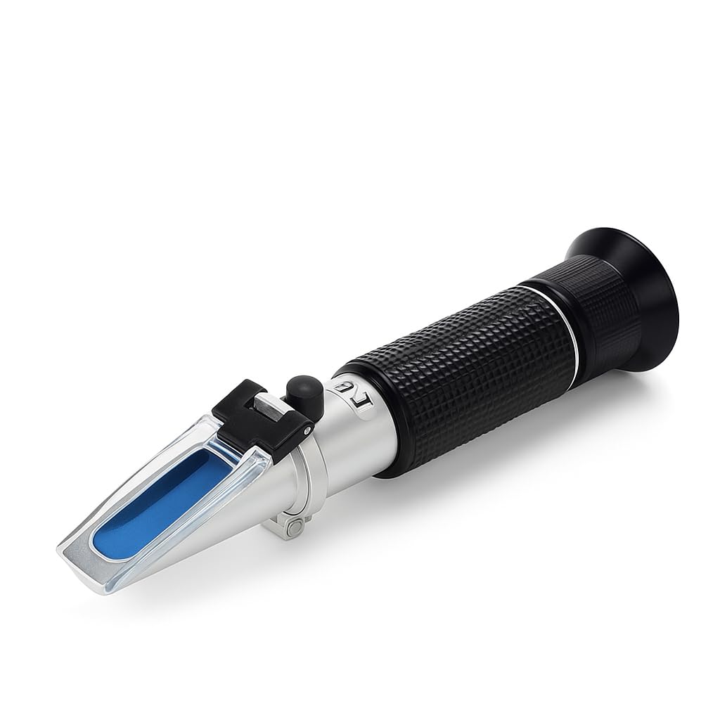 Refractometer with ATC, Handheld Brix Meter, 0-100% Measurement Range, Portable Sugar Content Tester with Accessories-image-14