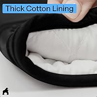 Vista 6 de Gorilla Grip - Juego de guantes de horno de silicona resistentes al calor extralargos, forro acolchado suave, guantes flexibles impermeables