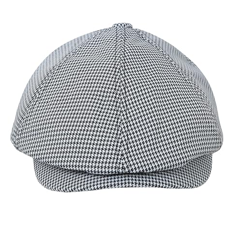 Image of FabSeasons Cotton Ivy Flat Golf Cap - Classic Newsboy Gatsby Hat for Men