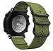 MoKo Suunto Core Cinturino, Morbido Braccialetto Regolabile in Nylon + Connettore Metallico con Fibbia Classica per Suunto Core - Esercito Verde