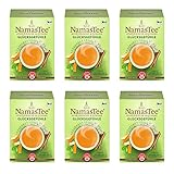 Teekanne NamasTee GLÜCKSGEFÜHLE 6er Pack (6x15 Teebeutel, 180g) - Tee nach ayurvedischer Art