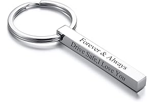 Personalized Engraved Keychain for Loved Ones