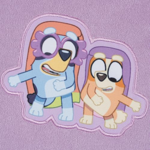 Image of Bluey Girls Loop Terry Cloth Hooded Swim Coverup Toddler to Big Kid Sizes (2T - 10-12)