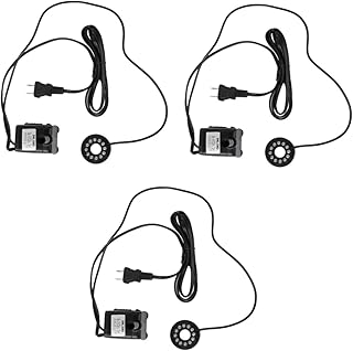 3 Pçs Bomba Submersível De Aquário Bombas De Aquário Bomba De Poço Submersível Bomba De Fonte Submersível Bomba De Água Para Lagoas Anel De Fonte Submersível Colorido Bomba De