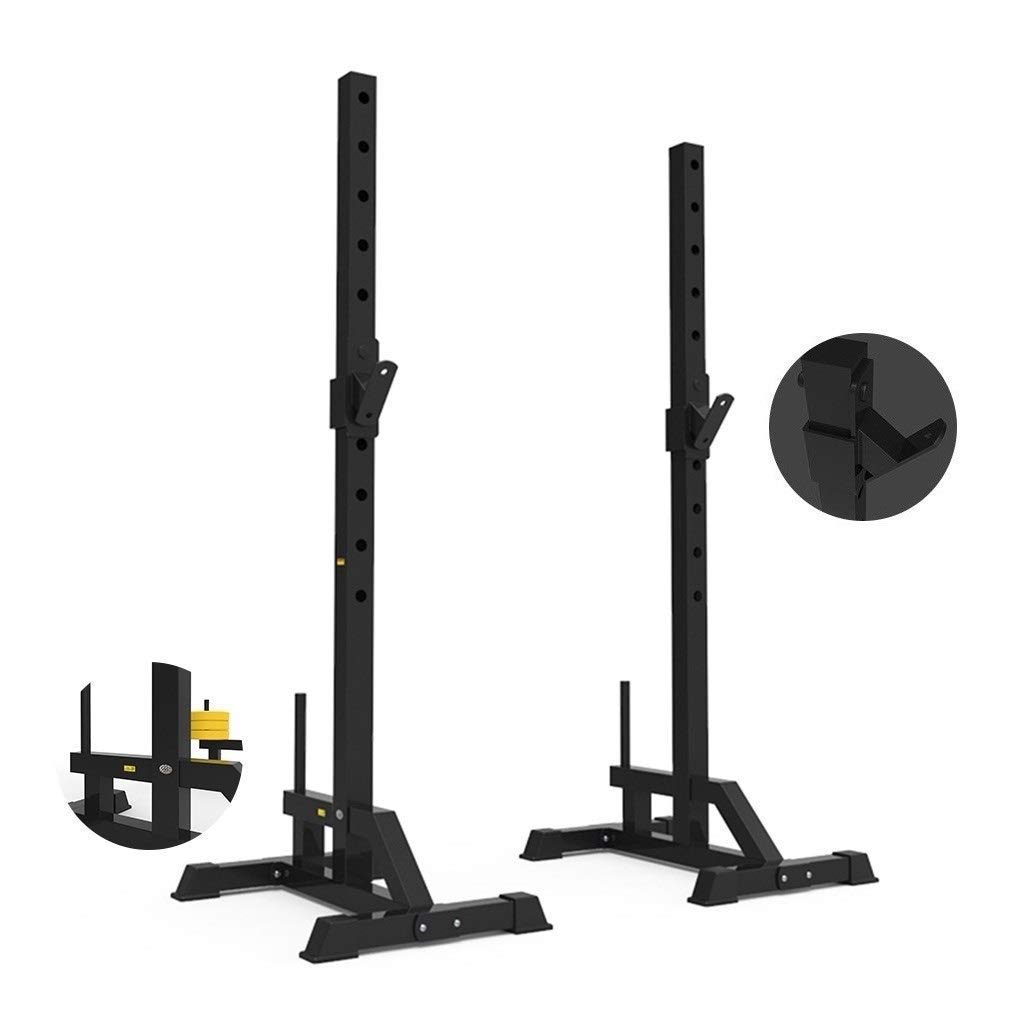 OTQEFTN Dip Stands Squat Rack Home Barbell Rack Adjustable Barbell Rack Split Squat Rack Weightlifting Bench Press Rack Home Fitness Dumbbell Barbell Rack