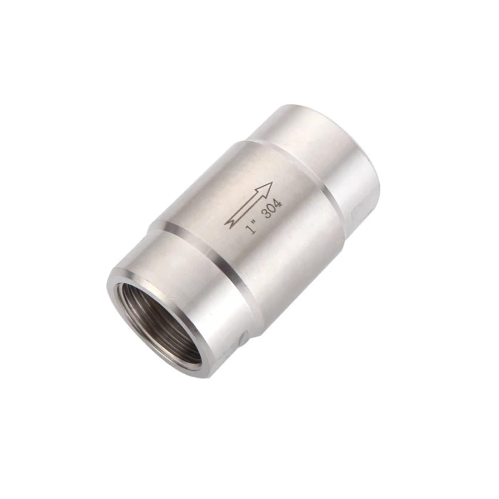 Valvola Di Ritegno In Acciaio Inossidabile SS304 Da 1 Pezzo | Il design di non ritorno unidirezionale blocca efficacemente il riflusso del fluido(SS316L,1/4")