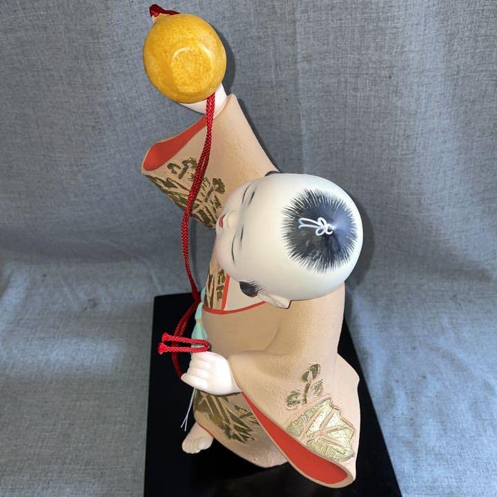 計14個　博多人形 国明作 千成ひょうたん 高さ35㎝ 伝統工芸 元箱、日本 Amazon.co.jp: 計14個 博多人形 国明作 千成ひょうたん 高さ35