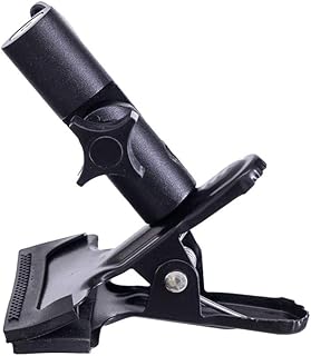 SOLUSTRE Photo Studio Metal Clamp Light Stand Clamp Light Stand Attachment Flash Light Stand Cold Shoe Adapter Reflector Clip
