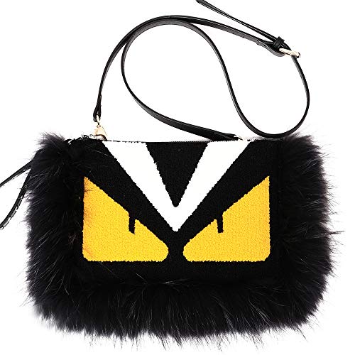 Preisvergleich Produktbild GAOQQ Herbst und Winter Kleine Monster Haarige Tasche, Fell Clutch Bag