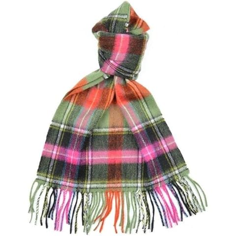 Clans of Scotland - 100% Pure Lambswool Scottish Clan Tartan Scarf- 100% Wool - Pure Wool Tartan Scarf - In Various Tartans - Perfect for Men and Women - 12x60 Inches (Bruce of kinnard ancient) Cover