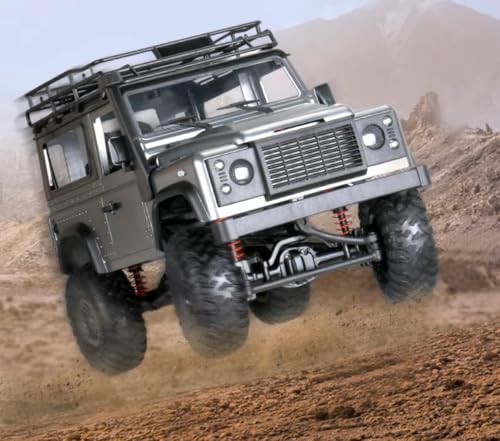 DZHSNWJ MN-99S Silver 1/12 Scale RC Remote Control Crawler 4WD Jeep with Led Light New in Stock (USB Charging)