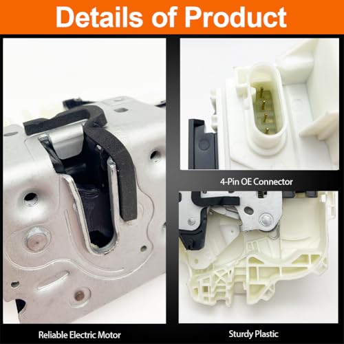 Image of Trunk Latch Compatible with 2018 2019 2020 Wrangler Replace Rear Tailgate Liftgate Lock Actuator