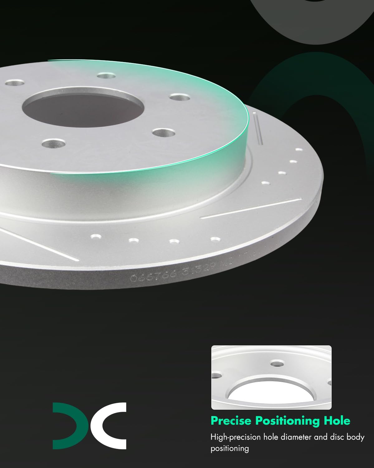 ティート　sss Amazon.com: SCITOO Rear Brake Rotors, 2pcs Slotted Brakes