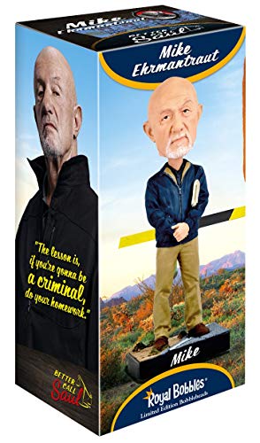 Royal Bobbles 48573 Better Call Saul Mike Ehrmantraut Collectible Bobblehead Statue thumb #4