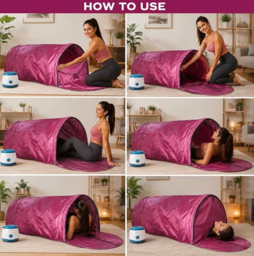 Image of Kawachi Portable Sleeping Steam Sauna Bath Panchkarma Swedan Machine Beauty Spa at Home (i136-Steam Bath-Metalic Grey)
