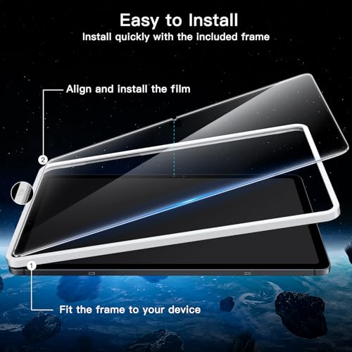 Image of JETech Screen Protector for Samsung Galaxy Tab S11, with Easy Installation Frame, Tempered Glass Film, HD Clear, 11-Inch Display, 2-Pack