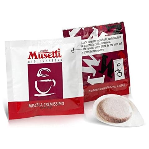Musetti Kaffee, 150 kompostierbare Kaffeepads Cremissimo Blend Cover