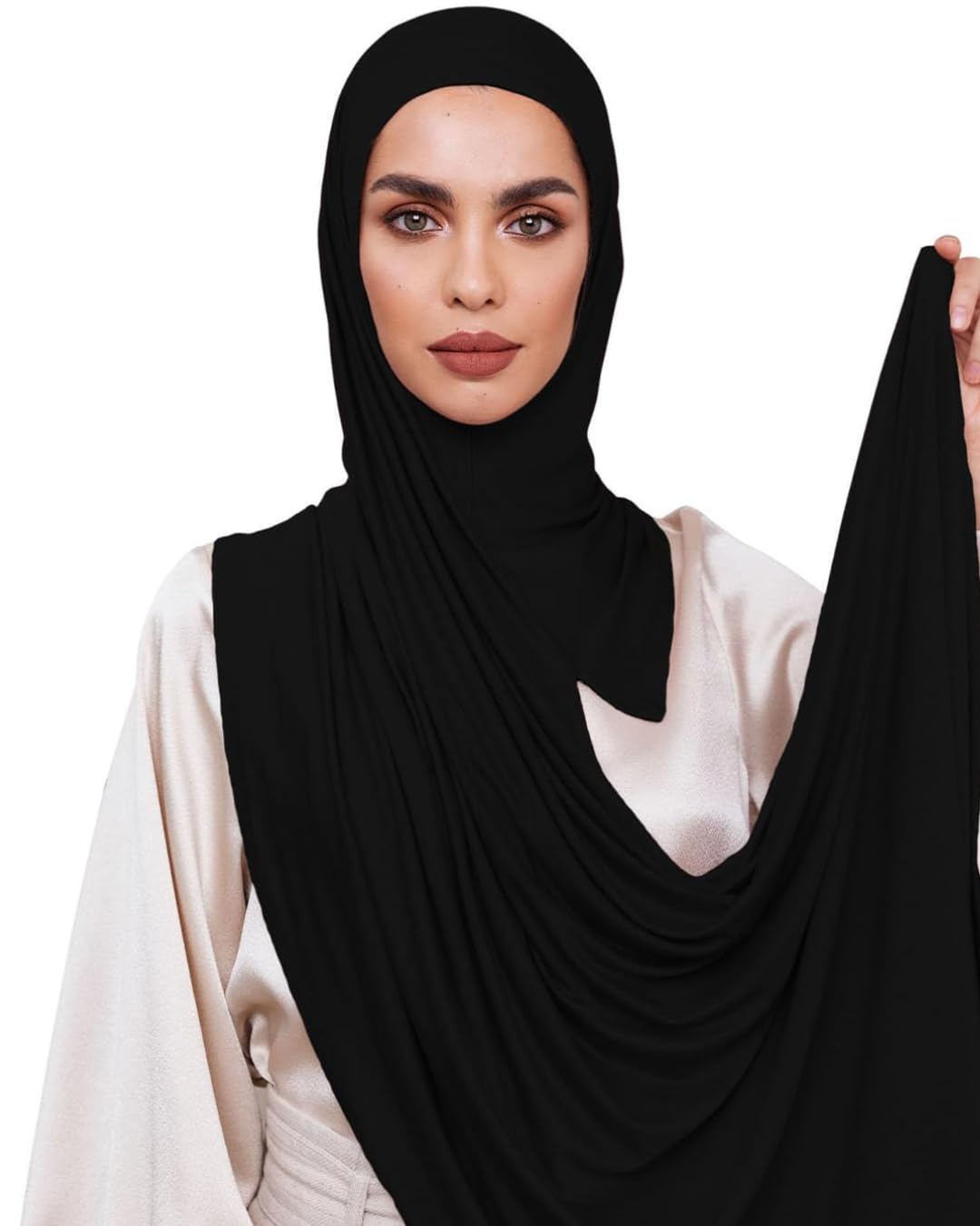 Slip-on Instant Premium Jersey Hijab Head Scarf Wrap for Muslim Women Made in Turkey