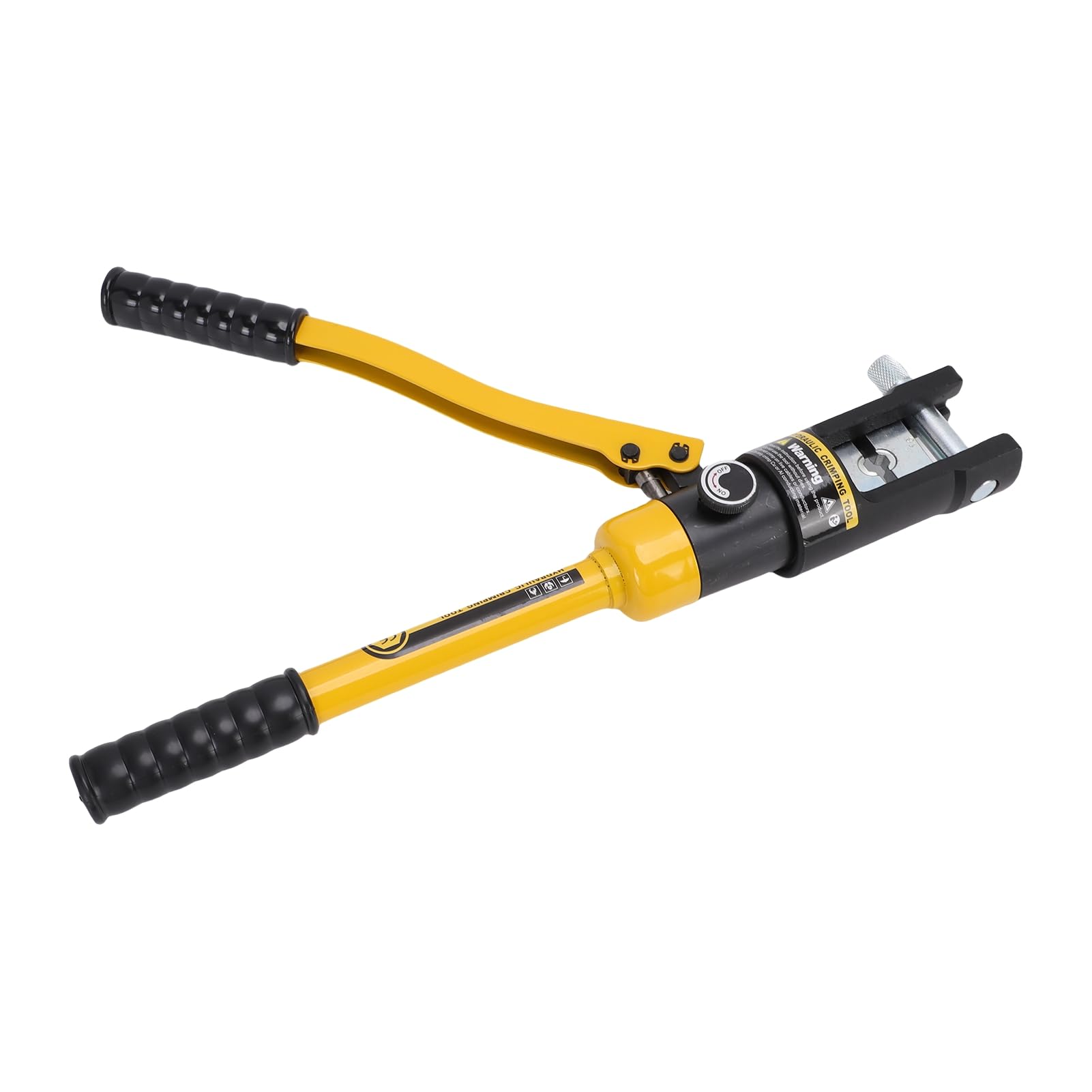 Hydrauliczne Narzędzie do Zaciskania 16T, Zaciskarka do Końcówek Kablowych Akumulatora, 16 AWG do 300 z 11 Parami Matryc do Majsterkowania, Naprawy Samochodowe