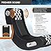 X Rocker Drift Wireless Black and White Checkered Flag 2.1 Wireless Foldable Rocking Video Gaming Floor Chair with 2 Speakers and Subwoofer - 5171101