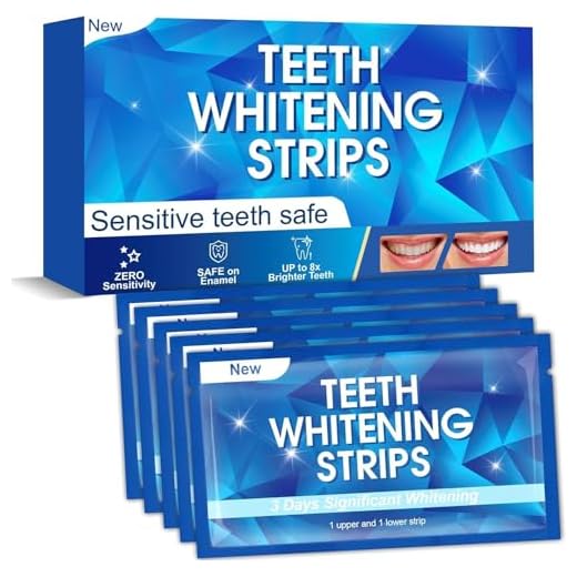 tiras blanqueadoras dientes blanqueador dental - 14 Sesiones blanqueamiento dental 28 Tiras blanqueador de dientes whitening strips blanqueadores dentales Fórmula no sensible Seguro para el Esmalte