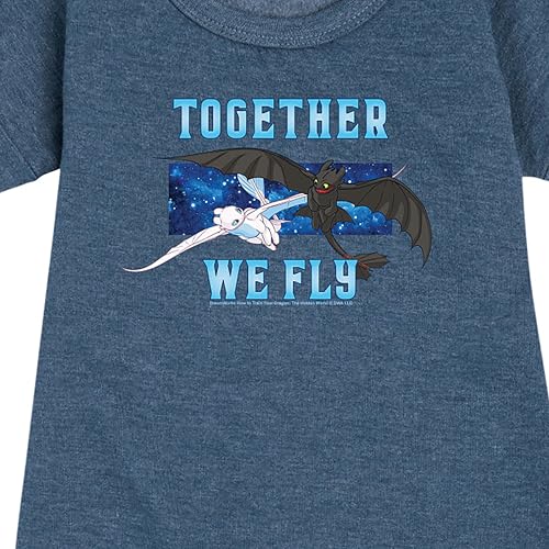 How to Train Your Dragon - Together We Fly - Toddler and Youth Girls Fleece Dress3