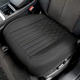 2pcs -Premium PU Leather Front Car Seat Cover Protector Compatible with 90% Vehicles, Anti-Slip and