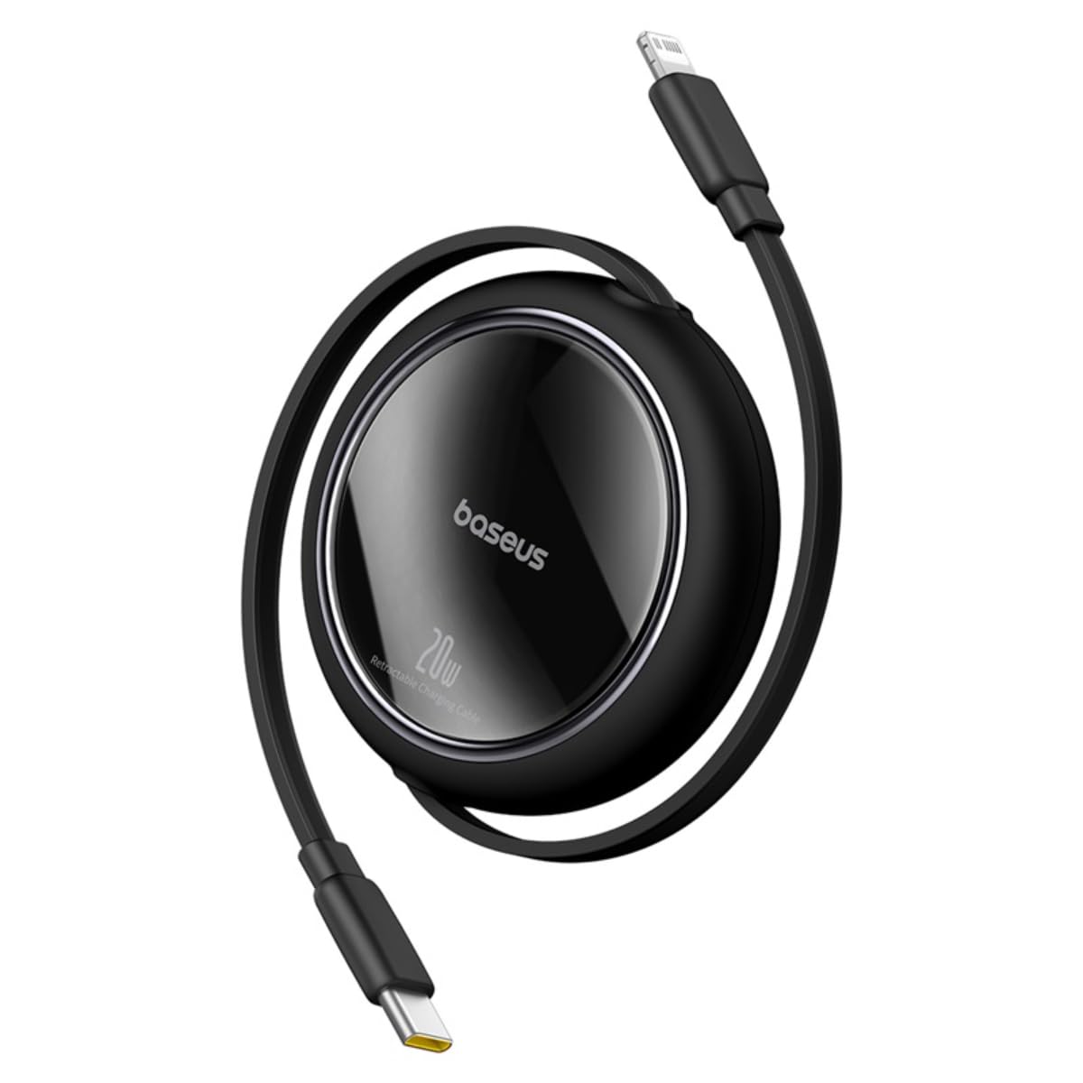 Baseus Free2Pull USB C'den IP'ye Geri Çekilebilir Şarj Kablosu 20 W