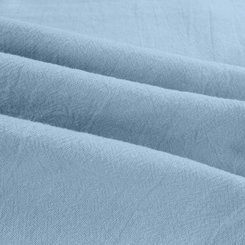 Girls Sleeveless Button Down Shirt Summer Cotton Linen Tops Collared V-Neck Shirt Blouse 5-15Y4