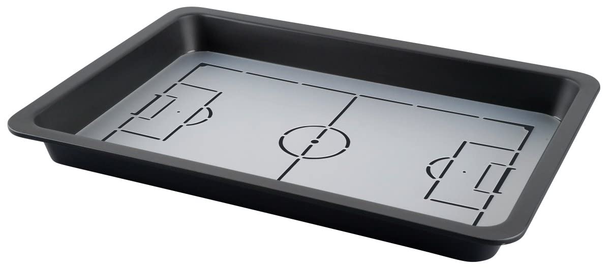 Zenker Soccer Baking Pan - Plum Cake Tray for Delicious Cakes with Football Field - Heat Resistant Non-Stick Cake Tin