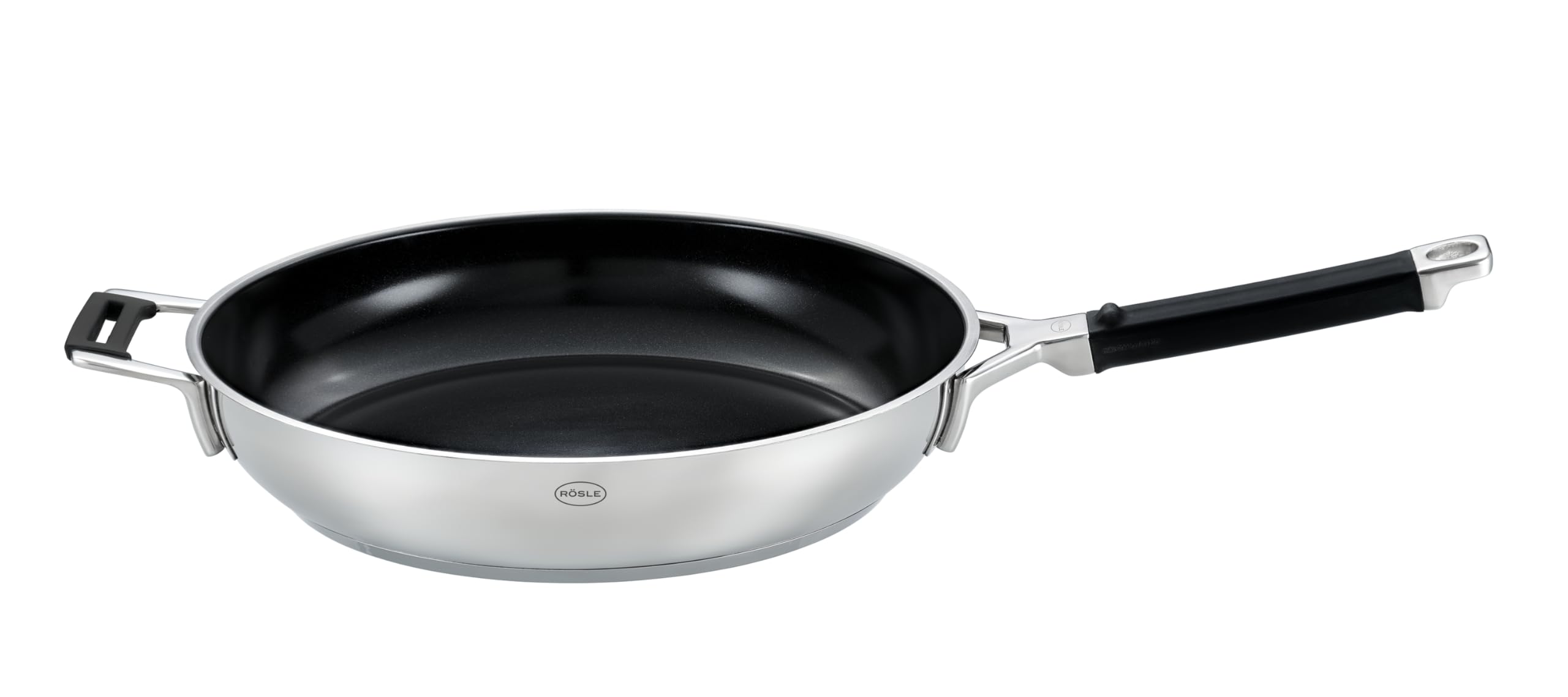 RÖSLE ELEGANCE Poêle à Frire Inox avec Revêtement Anti-Adhésif - Pour