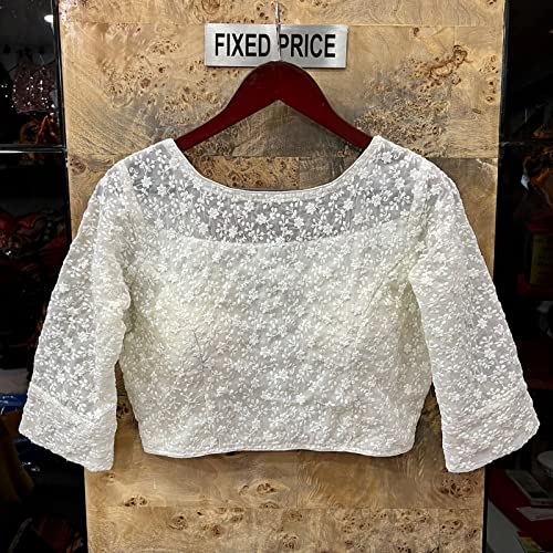 Image of Vihu Fashion Women Georgette Half Sleeve Blouse