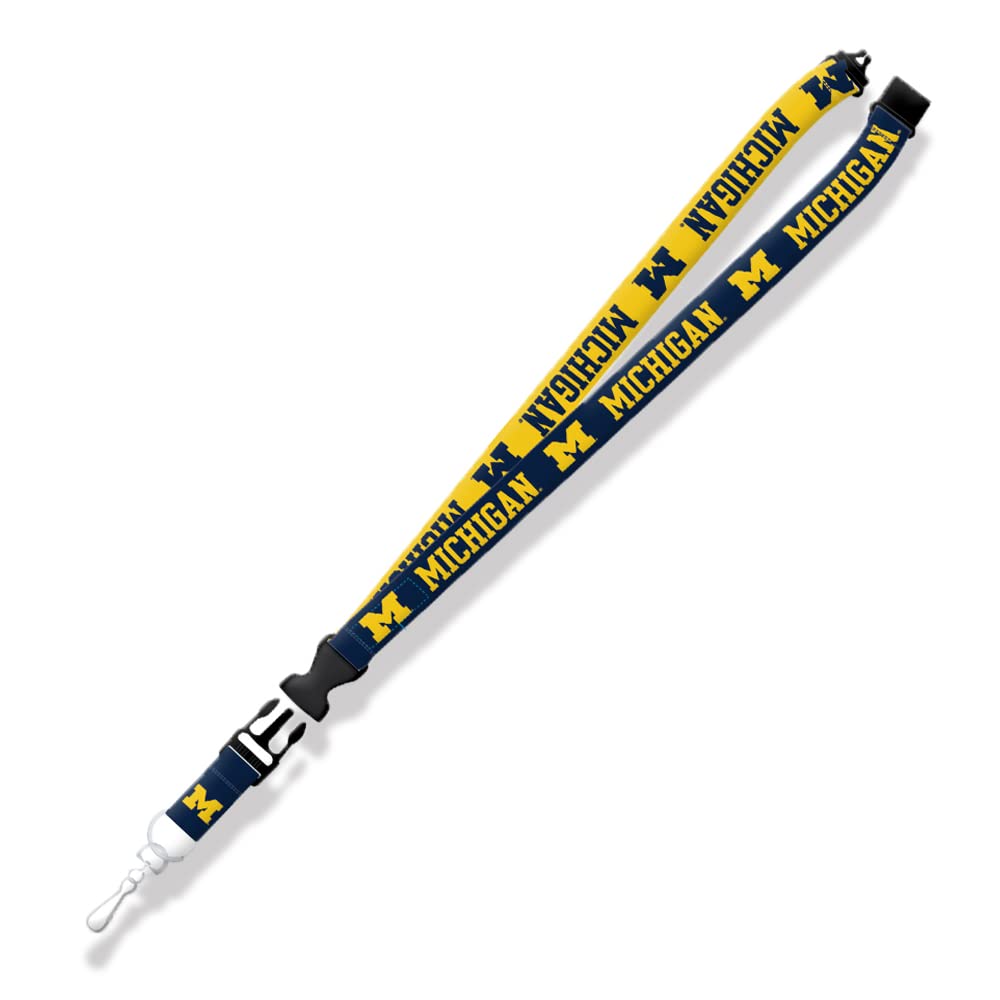 Pro Specialties Group Michigan Wolverines Lanyard Two Tone C