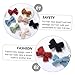 Totority 7pcs Boy Girl Bowknot Hair Clips Lightweight Decorative Hair Accessories for Girls Easy to Use Safe for All-day Wear for Toddlers and Teens