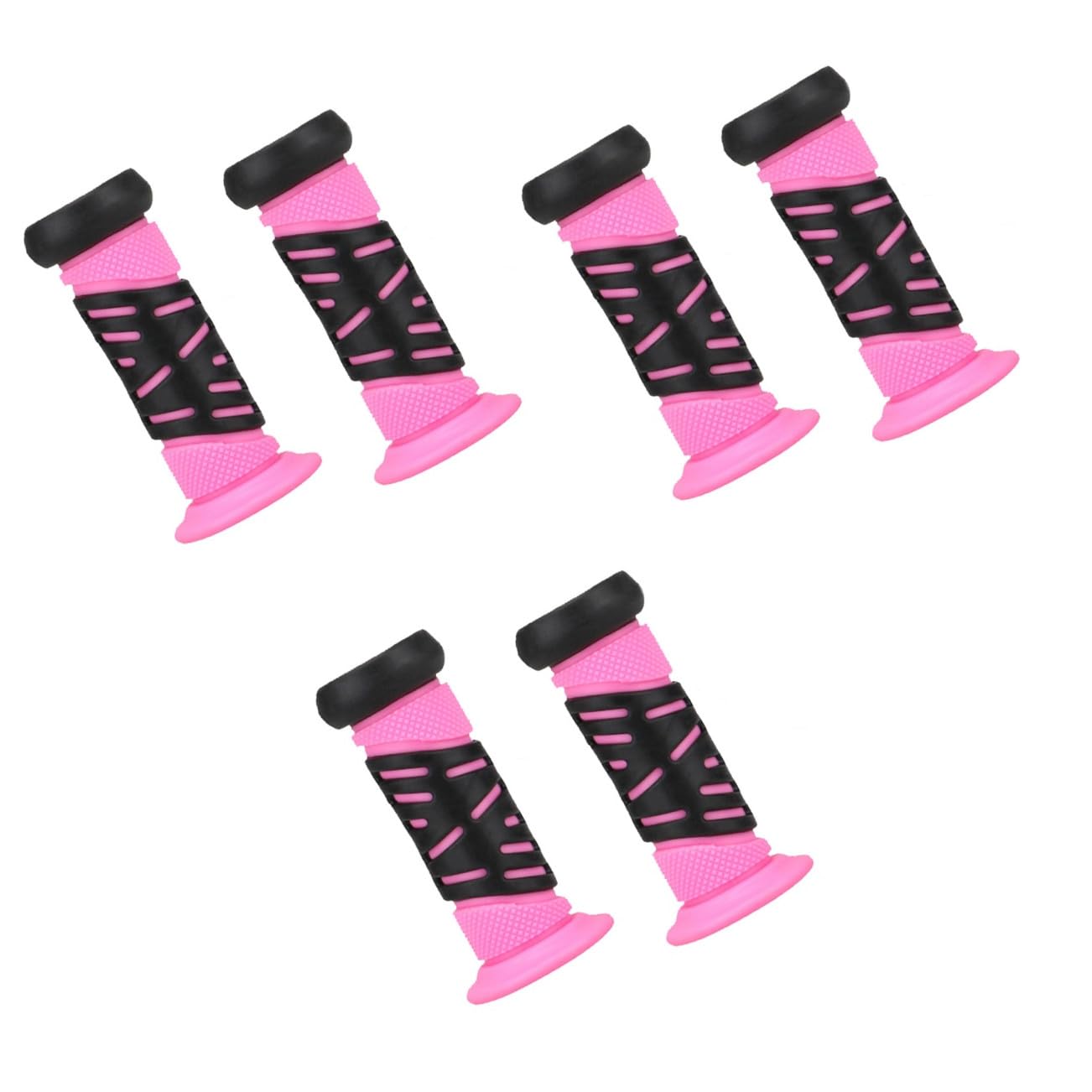 BESPORTBLE 3paires Poignées De Vélo Antidérapantes Caoutchouc pour Garçon Fille Grip Confortable Accessoire pour Draisienne Et Trottinette Set