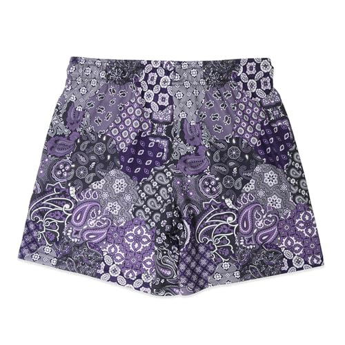 DIOTSR Mens Mesh Paisley Shorts, Casual Retro Graphic Shorts, Athletic Running Gym Shorts for Men2