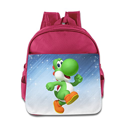 Historia de elfo     feliz Yoshi poco Kid bebé niños niñas mochila escolar azul eléctrico