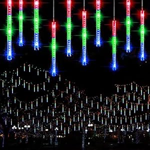 BrizLabs Lichtsnoer voor buiten, met 240 leds, waterdicht, voor tuin, balkon, party, bruiloft, kerstmis, binnendecoratie, kleurrijk