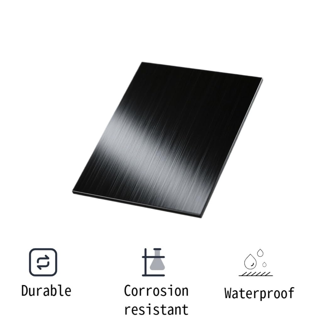 Płyta anodowana szczotkowana ze stopu aluminium