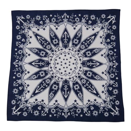 バンダナ BANDANA ペイズリー柄 コットン 100% COTTON BANDANNA マスク メンズ レディース おしゃれ ハンカチ 帽子 キッズ ターバン ギフト プレゼント 75色 (F-9)