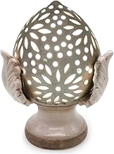 Ceramic Pinecone Lamp with LED Sicilian Style Gdm (PCL276))