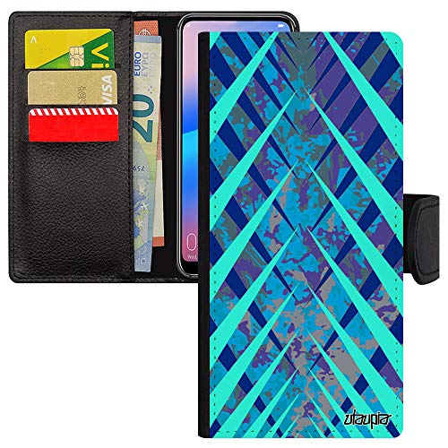 Coque Xiaomi Redmi Note 8 Pro antichoc design carreau étui portefeuille silicone