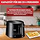 Tefal Maxi Fry Fritteuse, Cool Wall Technologie, bis zu 1,2 kg Fassungsvermögen, einklappbarer Griff, kompakte Größe, regelbares Thermostat von 150°C bis 190°C, schwarz, FF1078