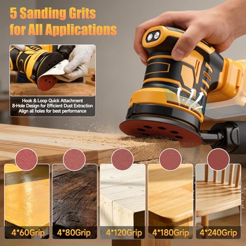 Cordless 5-Inch Random Orbital Sander