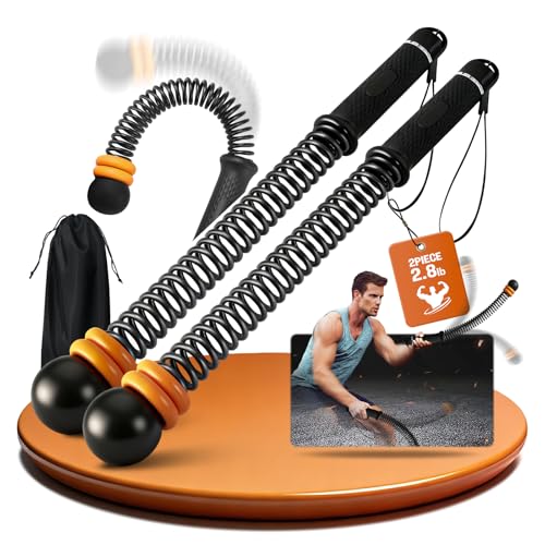 Gewichtete Trainingsseile, Combat Rope ohne Seil, Kabellose Fitnessseile, Mit einem verstellbaren Gewichtsringdesign und verbessertem ergonomischen Griff für eine dynamischere Bedienung