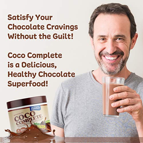 Coco Complete By New Vitality – Immune System And Metabolism Boosting Superfood Powder Supplement, Energy Support, Sugar Free, Real Cocoa Powder & Green Tea Extract, Chocolate Flavor, 30 Servings #TOP4