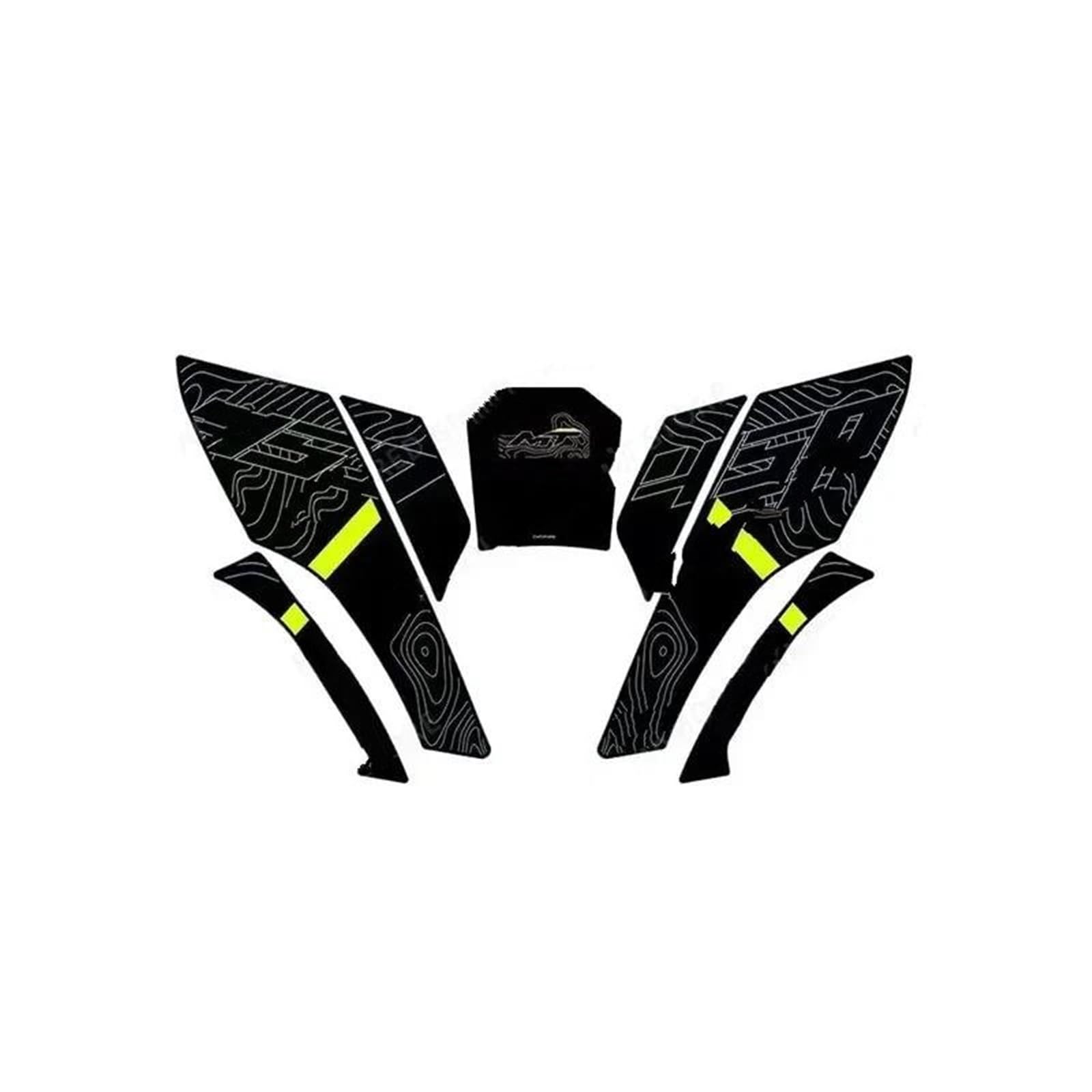 Slimes Color11 For Cfmoto 450Mt 2024 Motorcycle Side Sticker Fuel Tank Decal Protector Traction Pad Cover Decoration Sets(Color11)