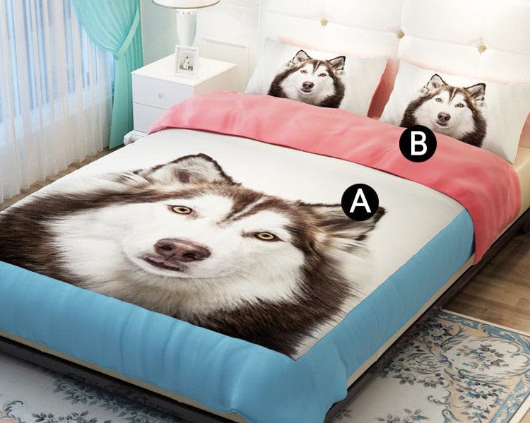 Funda nórdica siberiana 3D para renovar el estilo del dormitorio matrimonial Full 5