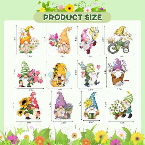 Imanes decorativos para refrigerador Whaline 12 piezas miniatura 2