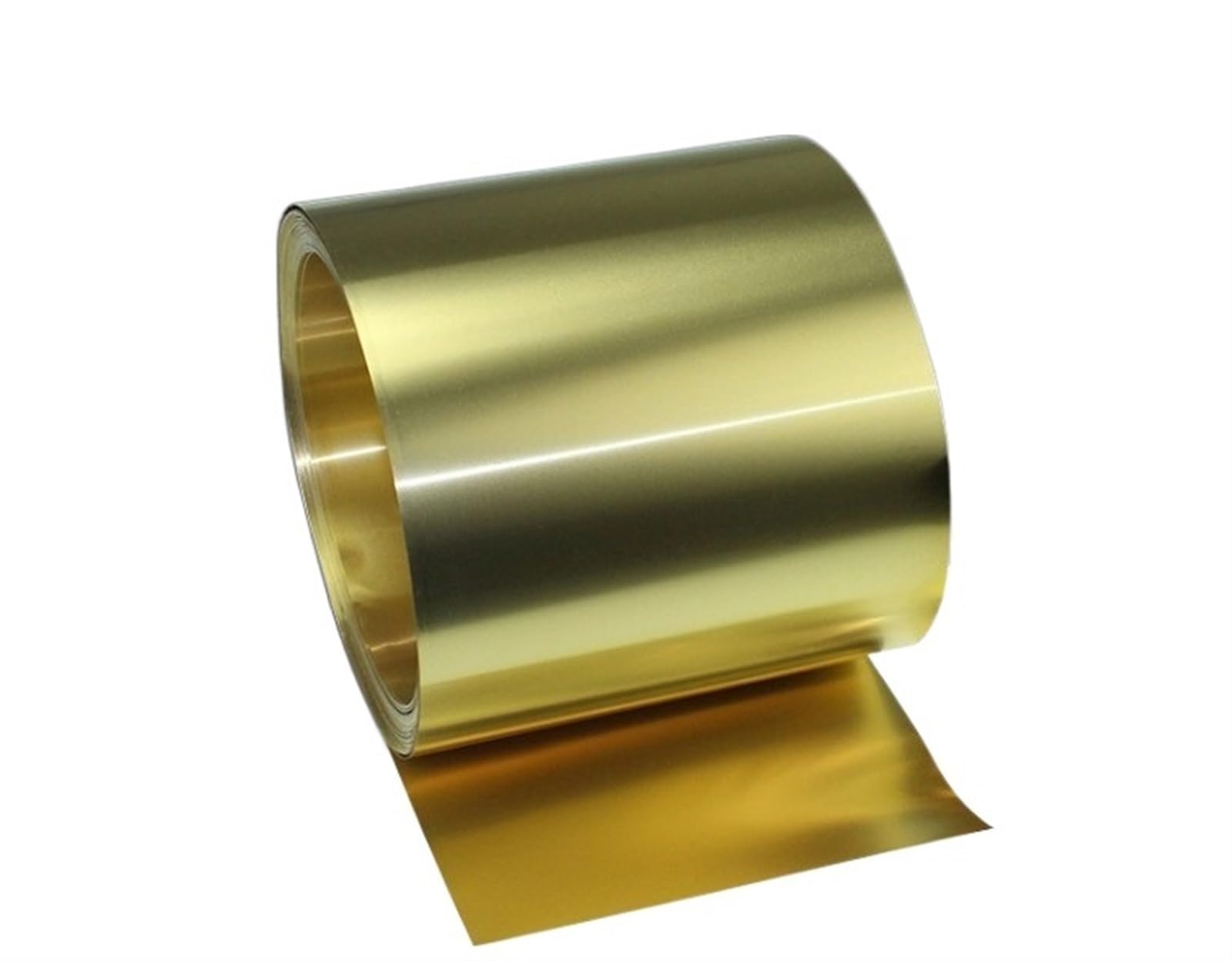 Gouden Gradiënt Lange Banner Gouden Folie Messing Materiaal Koperen Papieren Plaat Glans